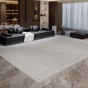 Y U-LIVE Ковер 240×400 см из искусственной шерсти, серый, для гостиной/спальни, водонепроницаемый, моющийся, в итальянском стиле minimalist modern new style, S faux wool-gray