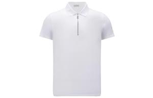 Белая поло Moncler мужская