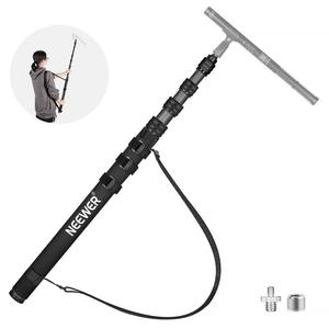 Neewer Upgraded MS-300C Microphone Boompole (Black, 9.8')