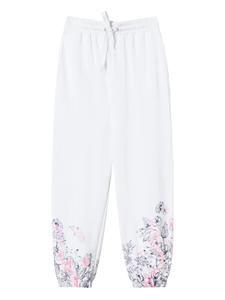 Спортивные брюки с цветочным принтом X Myfo TWINSET, белый