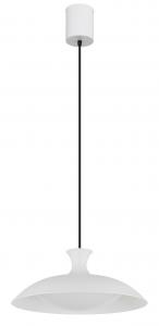 Настольная лампа Globo опал, черный, белый диаметр/высота: 40/150 см