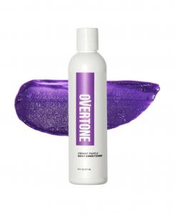 Кондиционер для волос с эффектом окрашивания (тюбик 120 мл) для ежедневного использования Overtone, Vibrant purple