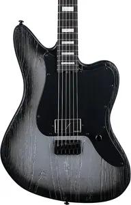Электрогитара ESP LTD XJ-1 Baritone HT, накладка грифа из черного дерева, серебристая отделка