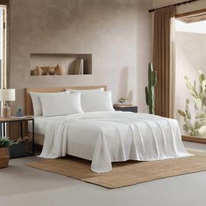 Wrangler Line Dance Комплект постельного белья односпальный, ультрамягкий и немнущийся, с глубокими карманами, в комплекте простыня, натяжная простыня и наволочка, цвет бежевый