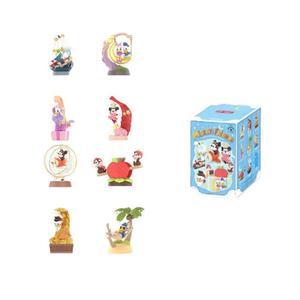 Disney Mickey Family Dreamy Collection Scenario Mystery Boxes Одиночный мистический бокс/Полный бокс 8 шт POP MART