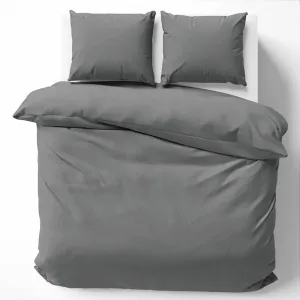 Комплект постельного белья Хлопковый замок, пододеяльник, 100% хлопок, 135x200, 155x220, 200x200, 200x220, цвет: серый, размер: 200 x 200 см Cotton Castle