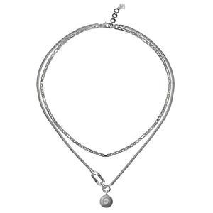 Alexander McQueen Серебряное мужское ожерелье Silver