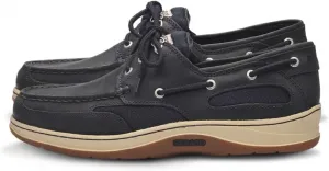 Мокасины Sebago Clovehitch II FGL с вощеной отделкой для мужчин - кожаные лодочные туфли с дышащими сетчатыми вставками, анатомическими EVA подошвами и противоскользящей подошвой, синий