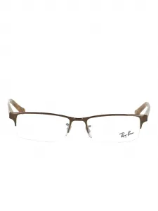 Очки в полуободковой оправе Ray-Ban, коричневый