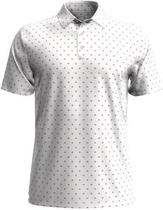 Новая мужская поло-рубашка Under Armour с принтом "Плейофф 3.0" - выберите размер и цвет!, Desert Geo White