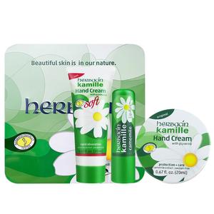 Крем для рук chamomile commemoration box успокаивающий эффект для кожи Herbacin