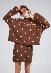 Джемпер лиоры Oh April, Cocoa Dust Polkadot