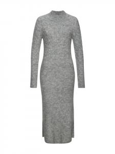 Платье до колена LASCANA, пятнистый серый