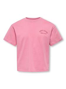 KIDS ONLY Футболка с короткими рукавами и принтом KOGVILLA на спине, цвет кашемировая роза