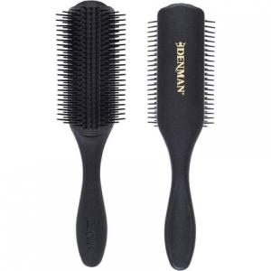 Щетка для волос с 9 рядами щетины, черная, Denman