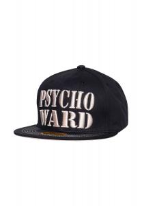 Плоская кепка с 3D вышивкой Psycho Ward KING KEROSIN, черный