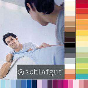 Schlafgut Mako-Джерси простыня натяжная простынь 90х200 см - 100х200 см какао