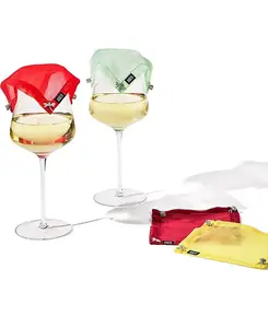 Классические чехлы для бокалов, набор из 4 шт. The Wine Savant, multicolor