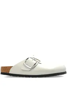 Сабо Boston Big Buckle из кожи BIRKENSTOCK, нейтральный