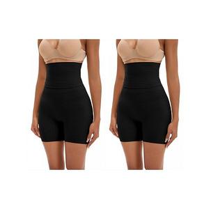 2 упаковки женского утягивающего белья для контроля живота с высокой эластичностью Inspire Chic, Black
