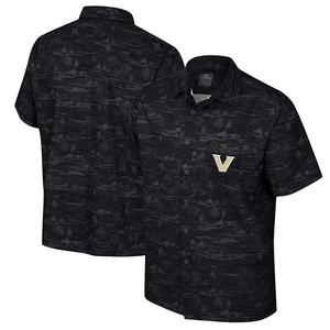 Мужская черная рубашка button-up Vanderbilt Commodores Ozark Colosseum