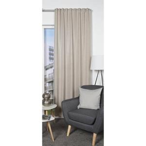 Штора Home Basics Oxford (2 шт), 175 см, бежевый