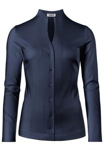 Блуза Vincenzo Boretti tailliert, темно-синий