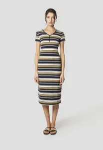 Платье-Футляр миди в полоску Koroshi, Multicolor Multi-Coloured