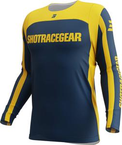 Мотокроссовая майка Shot contact mythic, Blue/Yellow