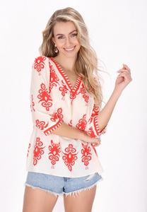 Блуза IZIA, оранжевый