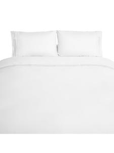 Постельное белье 200 х 220 см с 2 наволочками 50 х 70 см - комплект из 4 предметов белого цвета Almina, 200 x 220 см