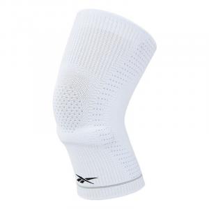 Фитнес унисекс наколенники из полиэстера, полиамида, эластана с силиконовой вставкой Reebok, белый