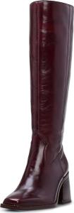 Женские сапоги Vince Camuto Sangeti с широкой голенью, Dark Mahogany Leather Extra Wide Calf