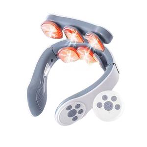 Массажер для шеи j6 расширение спинномозгового канала AUX, 【Top Matching】Wireless Remote Control + 6 Massage Modes + 15 Levels Of Intensity Adjustment + Intelligent Voice