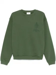 Толстовка с вышитым логотипом FRAME, зеленый