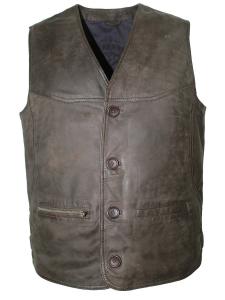 MADDOX Жилет 'Georgio' в темно-коричневом цвете