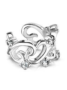 Bungsa Золотая серьга-кафф