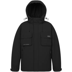 CAMEL Теплая флисовая серия пуховик Unisex, Phantom Black