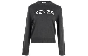 Женский свитер Kenzo с логотипом, серый