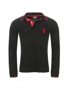 Лонгслив U.S. Polo Assn., цвет der farbe schwarz