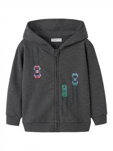 Name it Спортивная куртка темно-серого меланжевого цвета