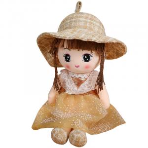 Плюшевая кукла Snow Baby Dolls высотой 45см/60см/70см Barbne, желтый