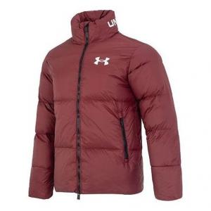 Куртка logo puffer jacket 'burgundy' Under Armour, бургундия