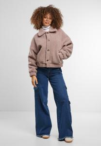 Флисовая куртка Urban Classics, светло-розовый