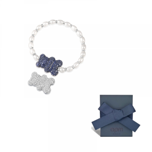 Apm Monaco Браслет из серебра 925 пробы Unisex Blue/Silver