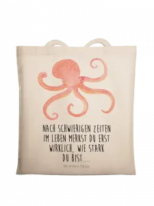 Сумка для переноски Mr & Mrs Panda Tintenfisch, кремовый