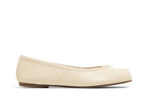 Кроссовки Maison Margiela Wmns Tabi Ballerina, кремовый