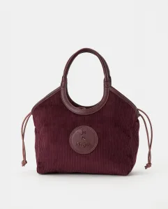 Сумка через плечо из вельвета Jo & Mr. Joe, бордовый