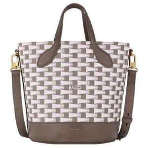 BALLY Коричневая женская кожаная сумка через плечо