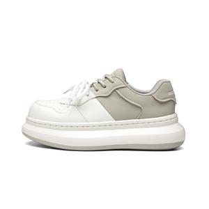 Мужская обувь, износостойкая, увеличивающая рост, низкая обувь для скейтбординга FAIRWHALE, White Gray